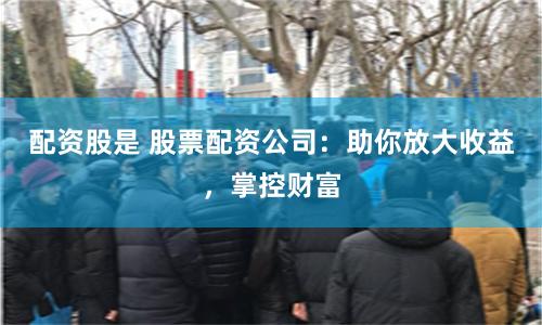 配资股是 股票配资公司：助你放大收益，掌控财富